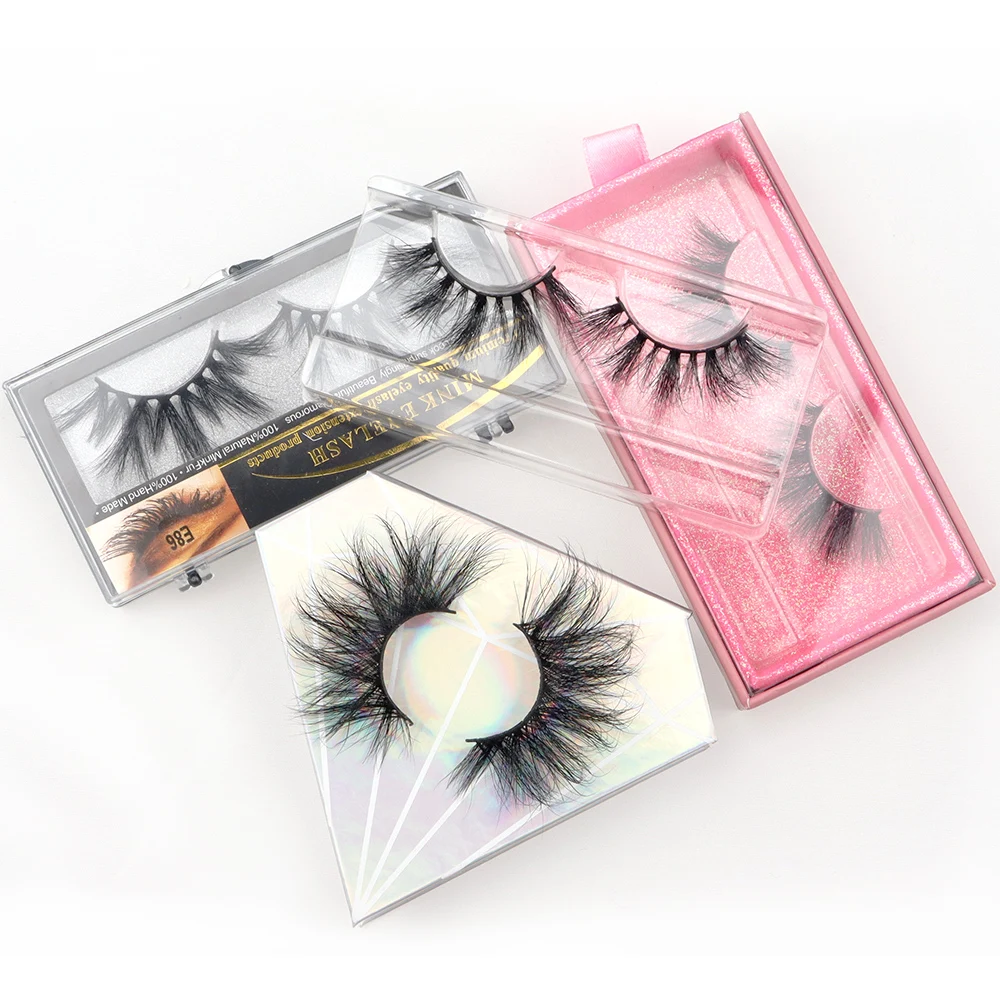 

Own Brand Custom Eyelash Packaging Boxes Mink Lashes 3d Wholesale Vendor Custom Private Label Lashbox Packaging