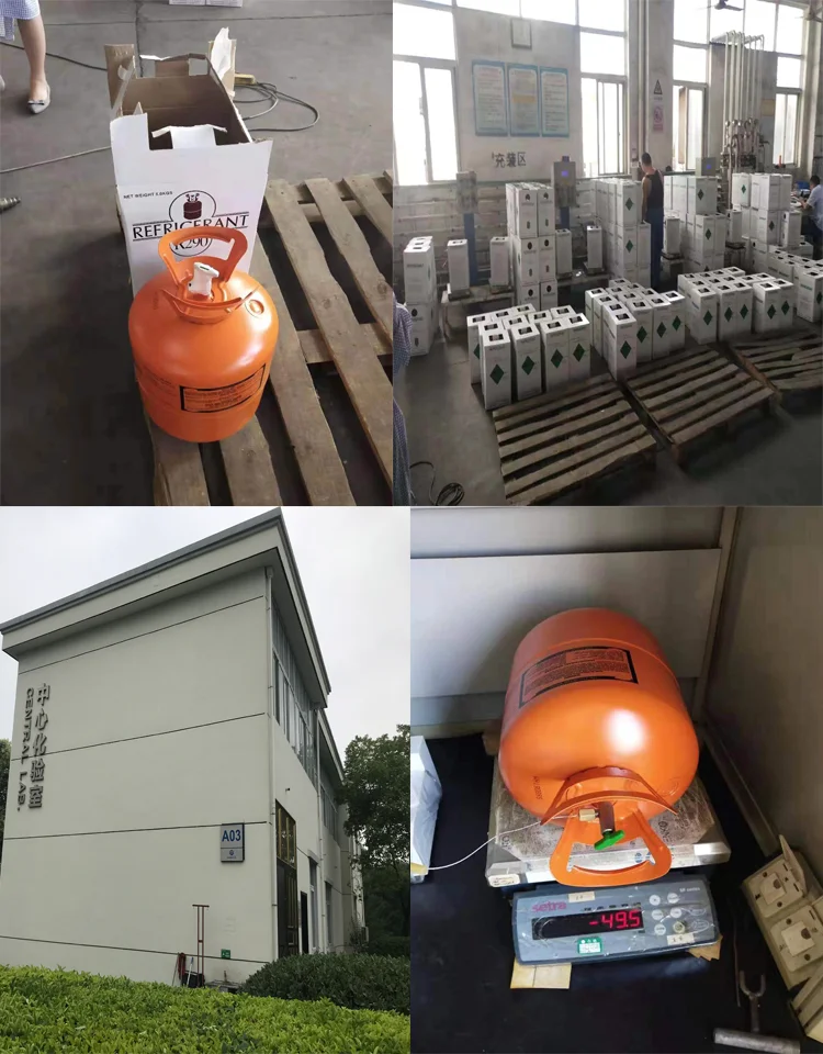 China supplier R600 refrigerant gas purity 99.9% manufactories refrigerant gas