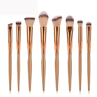 

Private label wholesale big makeup brush rose gold makeup brushes gold makeup brush set