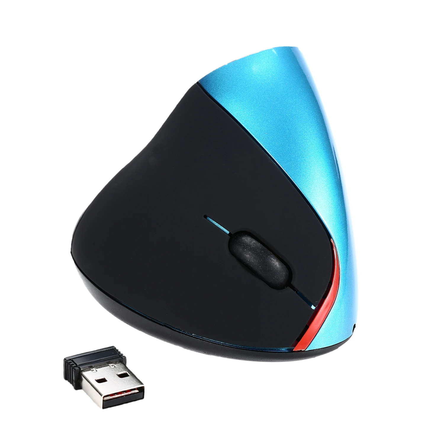 

Built-in Battery Right Hand Ergonomic 5D Wireless Cordless Vertical 2.4ghz 2400 DPI Optical Mouse