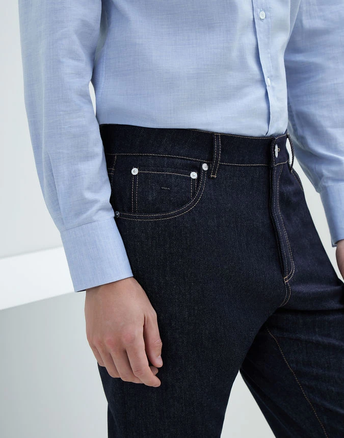 热卖定制男士 legging 牛仔裤裤子空白深蓝色牛仔裤裤子