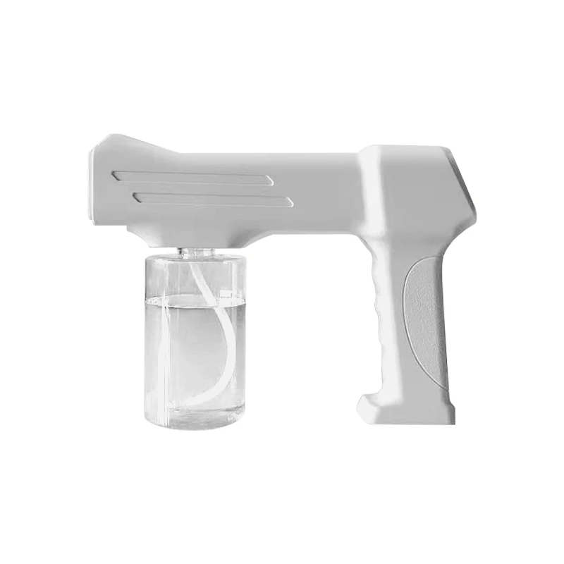 

800ML Portable Wireless Rechargeable Blue Light Nano Steam Disinfection Spray Gun Manufacturer, White(customizable)