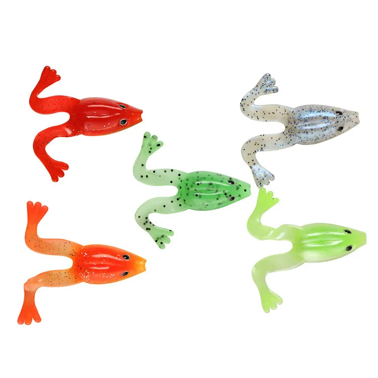 

Fishing Lures Top water 60mm/5g Frog Crank Artificial Soft Bait Fishing lure, Various