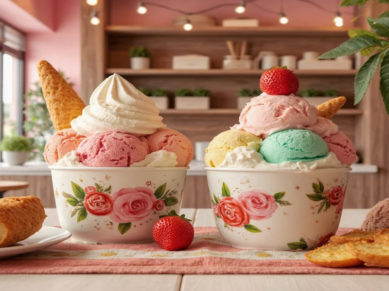 homemade ice cream bakery caf