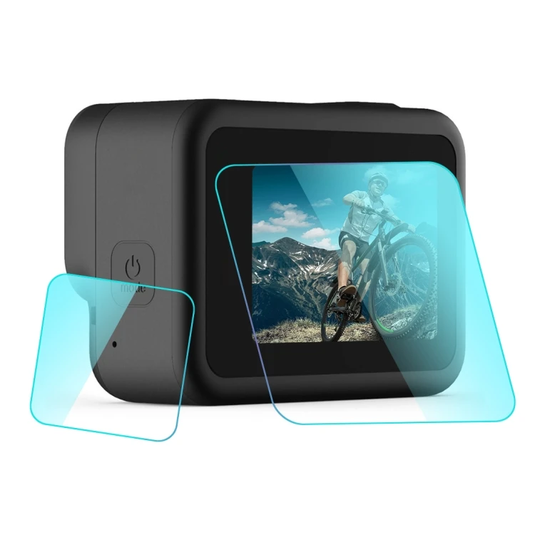 

STOCK DropShipping PULUZ for Go Pro HERO8 Black Lens + LCD Display 9H 2.5D Tempered Glass Film
