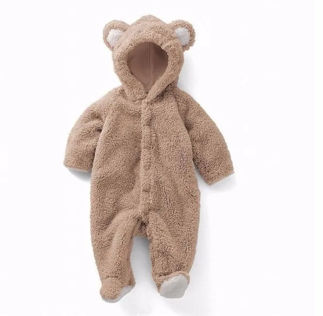 

Winter spring Animal Onesie Fleece Coat for Boy Girl Baby infant Clothes Bear Pig Sheep lovely, Picture