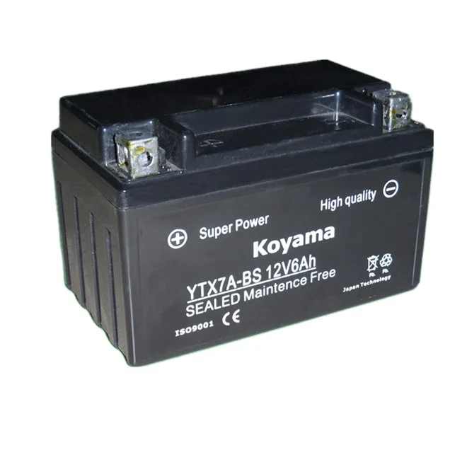 AGM motorcycle battery YB12ABS 12V12Ah sealed maintenance free