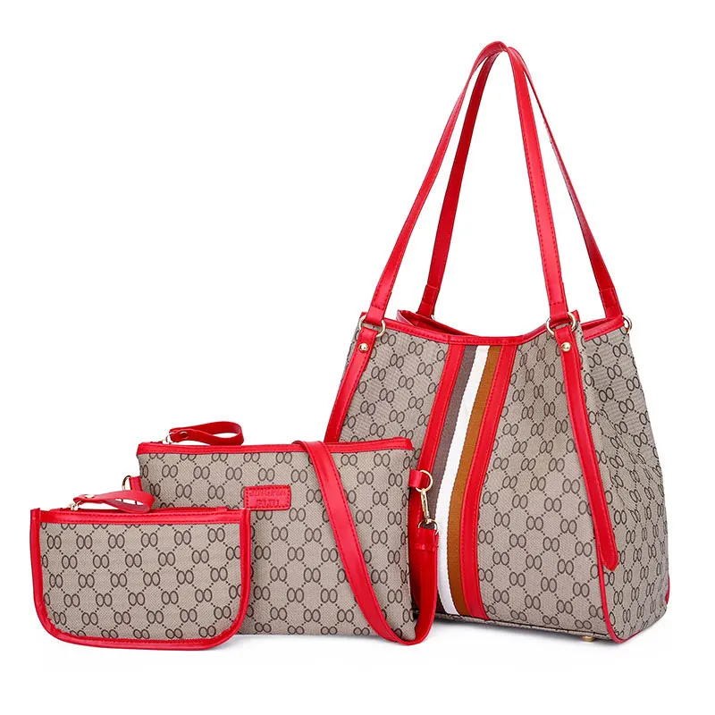 

Wholesale High Quality New Desinger Simplicity Color Trendy Large Pu Handbags for Women, 5 colors