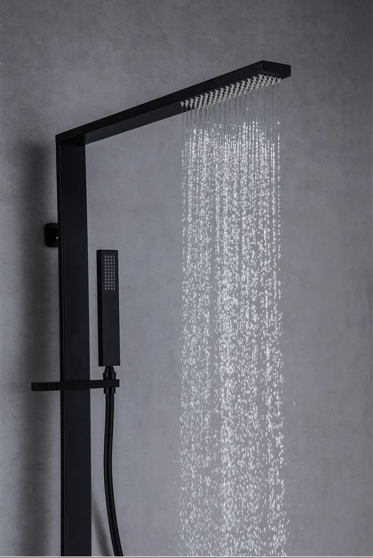3 Way Bar Thermostatix Copper Bath Room Rain System Thermostatic Set Smart Luxury Tap Faucet Mixer Bathing Shower