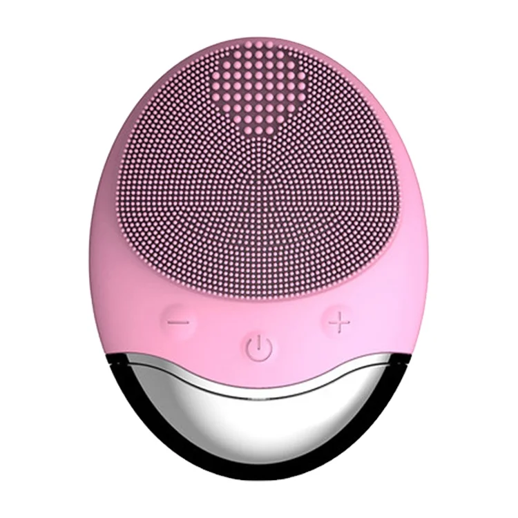 

Custom mini portable electric facial cleansing peeling ultra sonic shovel beauty personal care ultrasonic face skin scrubber, Pink