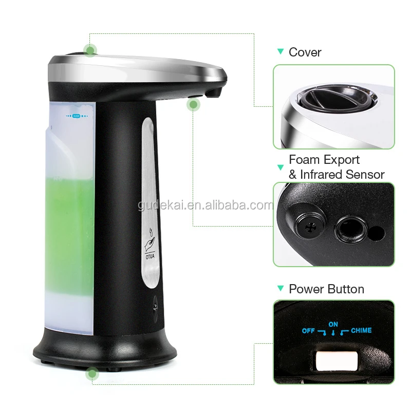 Non-contact Liquid Soap Dispenser Intelligent Sensor Hands-free