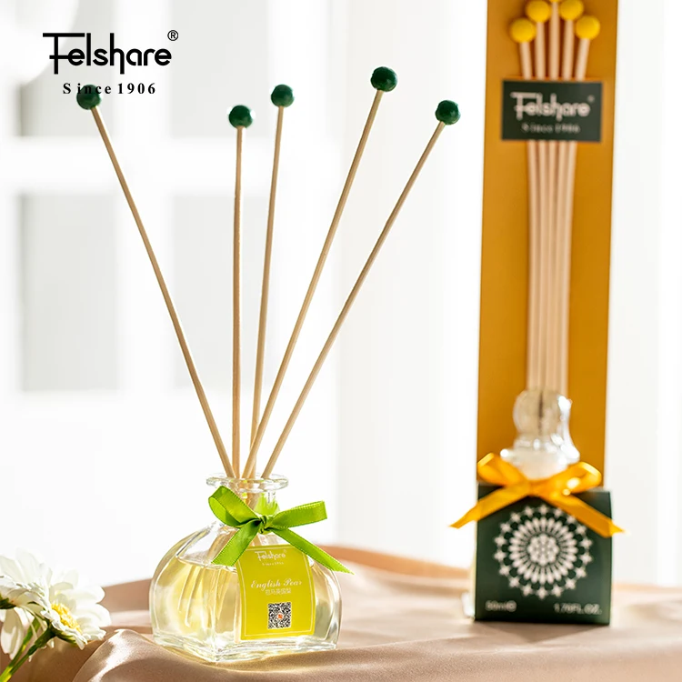 

50ML Rattan Fragrance Reed Diffuser Air Freshener 2021 New Pantone Design Diffuser for Air Fresh