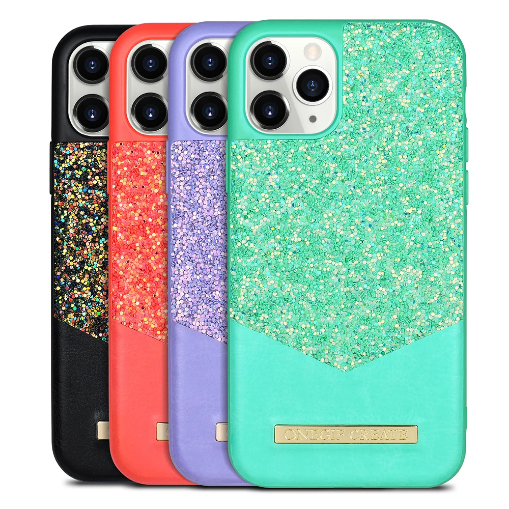 

Unique Luxury Leather Bling Colorful Woman Girl Phone Case for iPhone 11 Pro Max Case for iPhone 12 Case