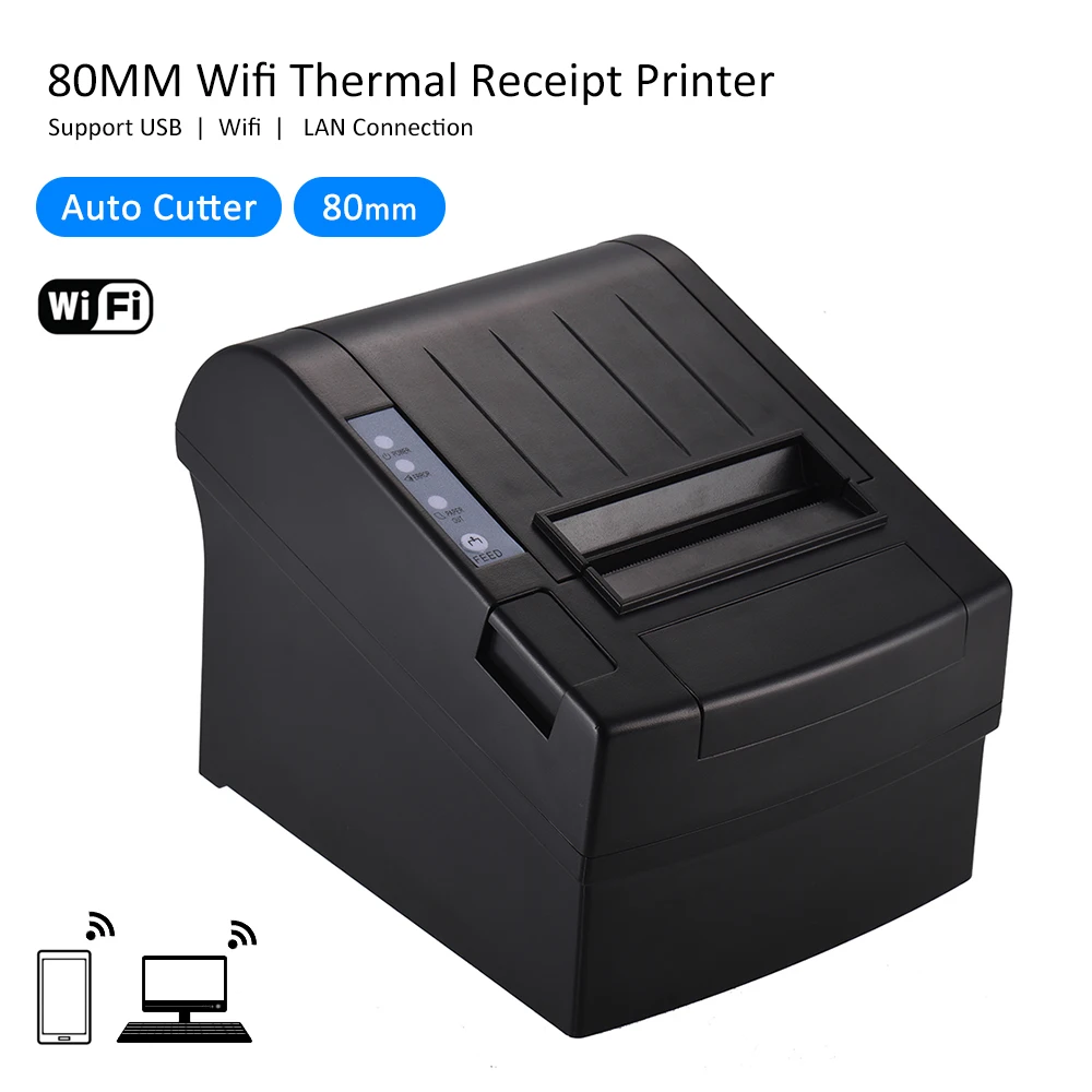 Wifi Usb Android Pos Printer Desktop Serial Thermal Receipt Printing