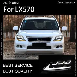 Car Styling Head Lamp For LX570 Headlights 2009-20