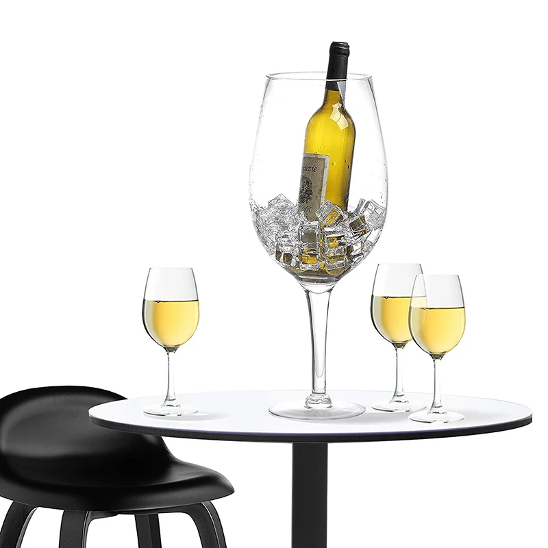 

Wholesale Customized 20 Inch Giant Champagne Magnum Chiller Decorative Champagne Wine Glass