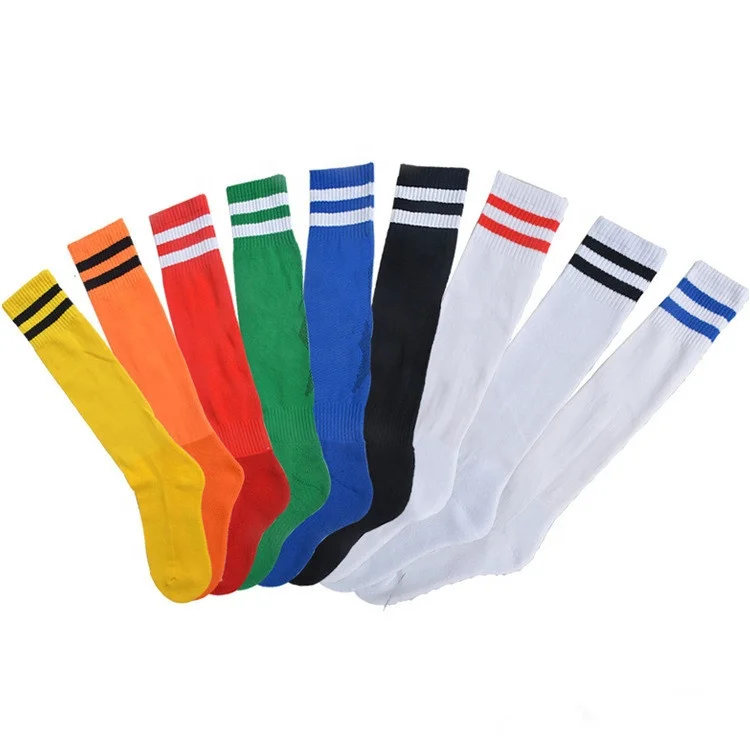 

Two stripes cotton sport socks men soccer socks, 6colors to be chosen
