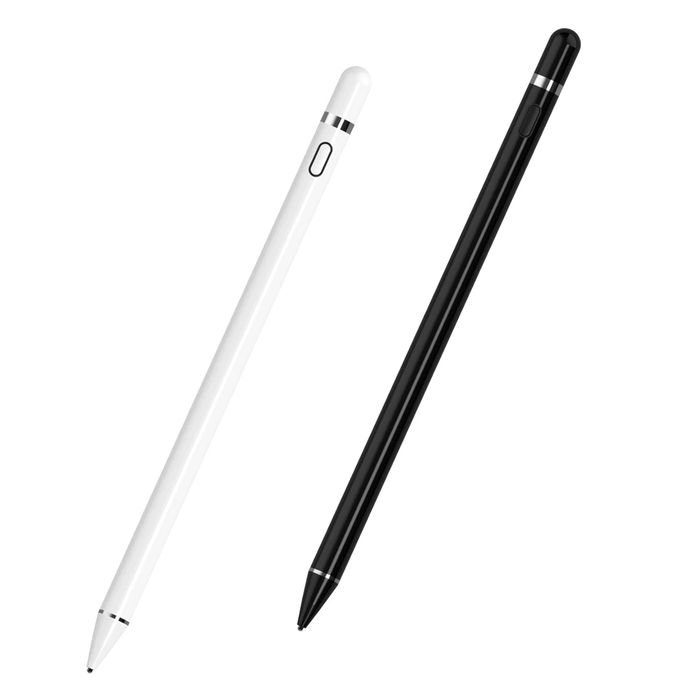 

Dropshipping Custom USB Rechargeable Active Stylus Touch Screen Pen, Black ,sliver