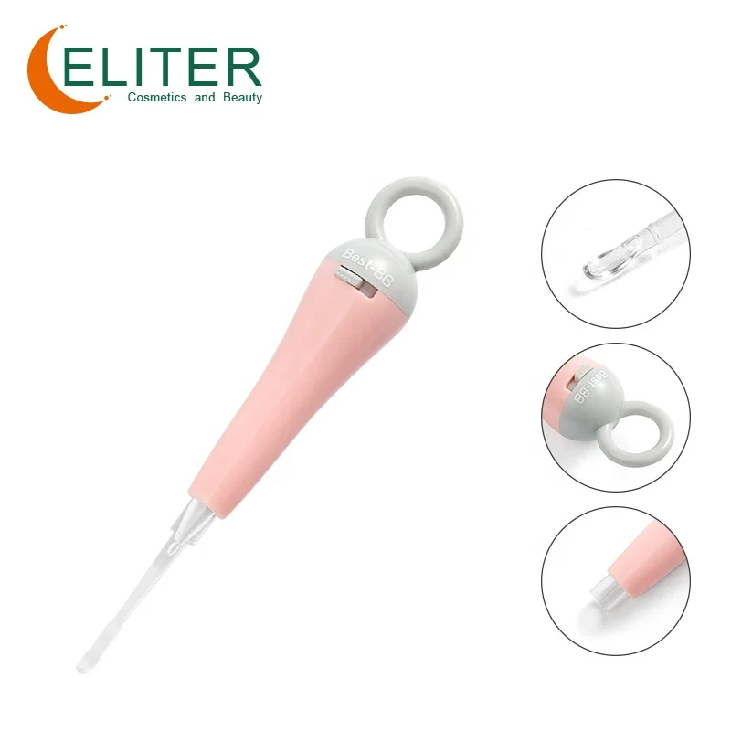 

Eliter Amazon Hot Sell In Stock Portable Ear Picker Eco-friendly Safe Ear Cleaner Groom Kit Babi Babi Manicure Kit Baby Care Kit