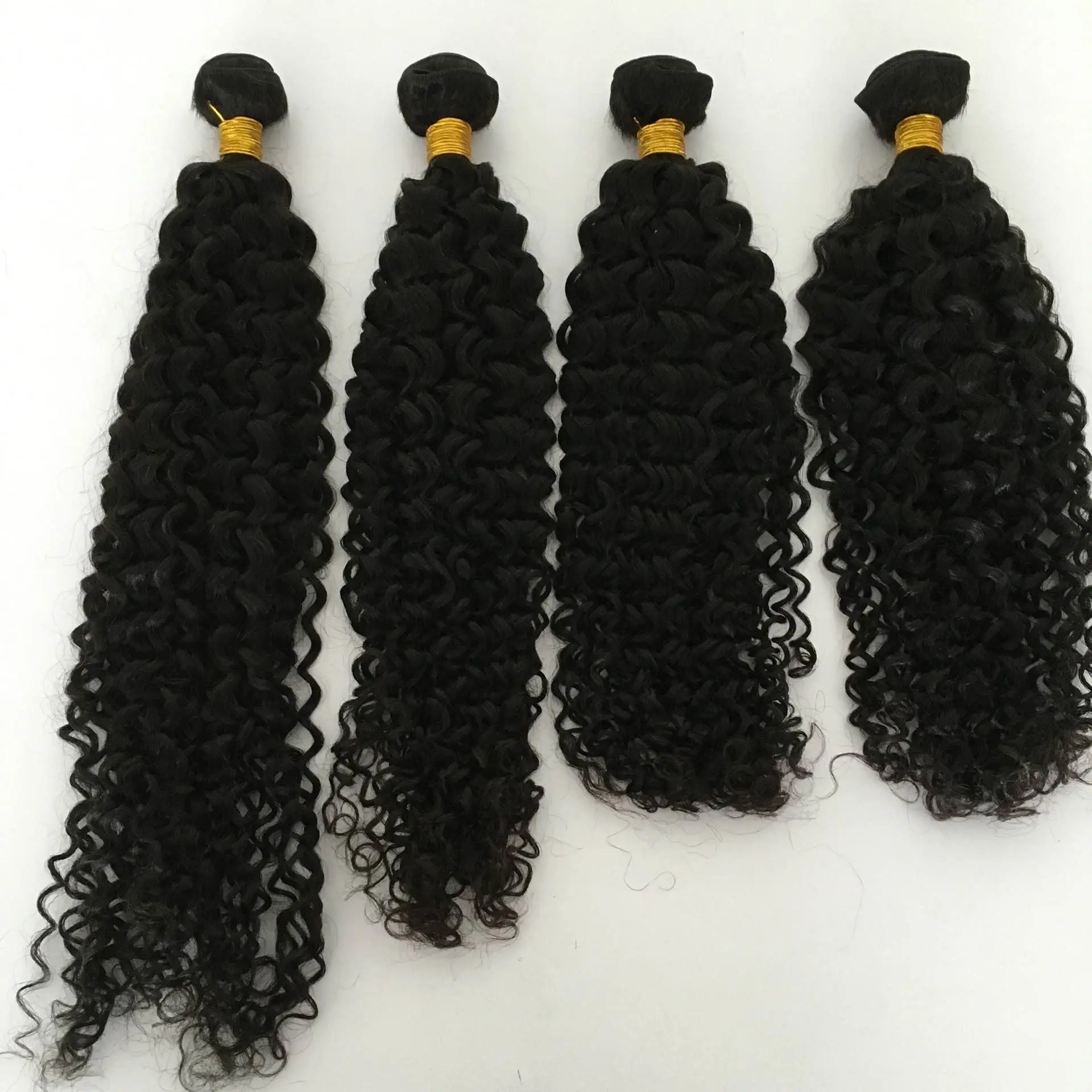 

10A grade 100% brazilian remy human hair bundles natural color kinky curly hair weave 8'' to 32''