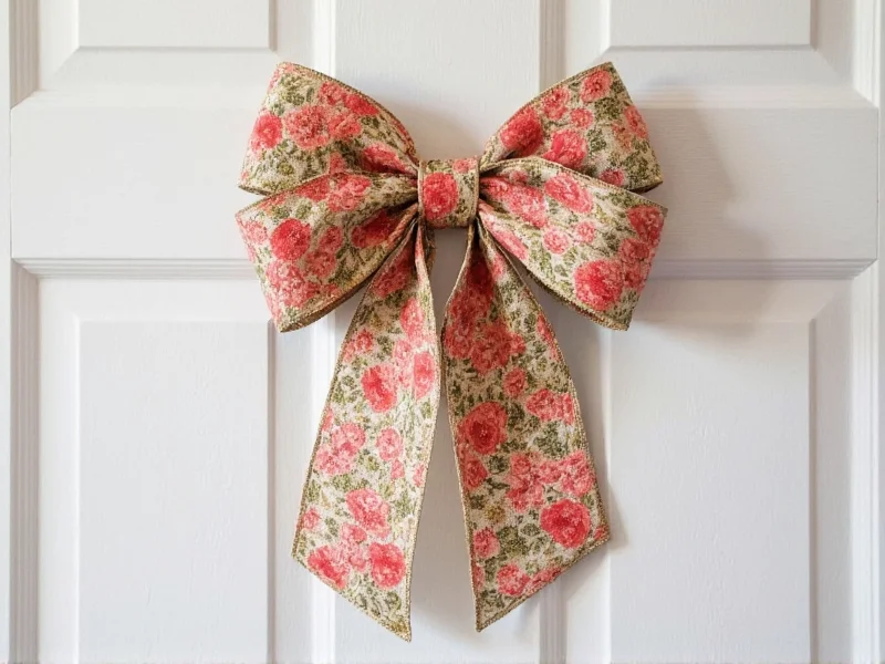 DIY Wreath Bow: 10-Minute Perfect Bow Guide