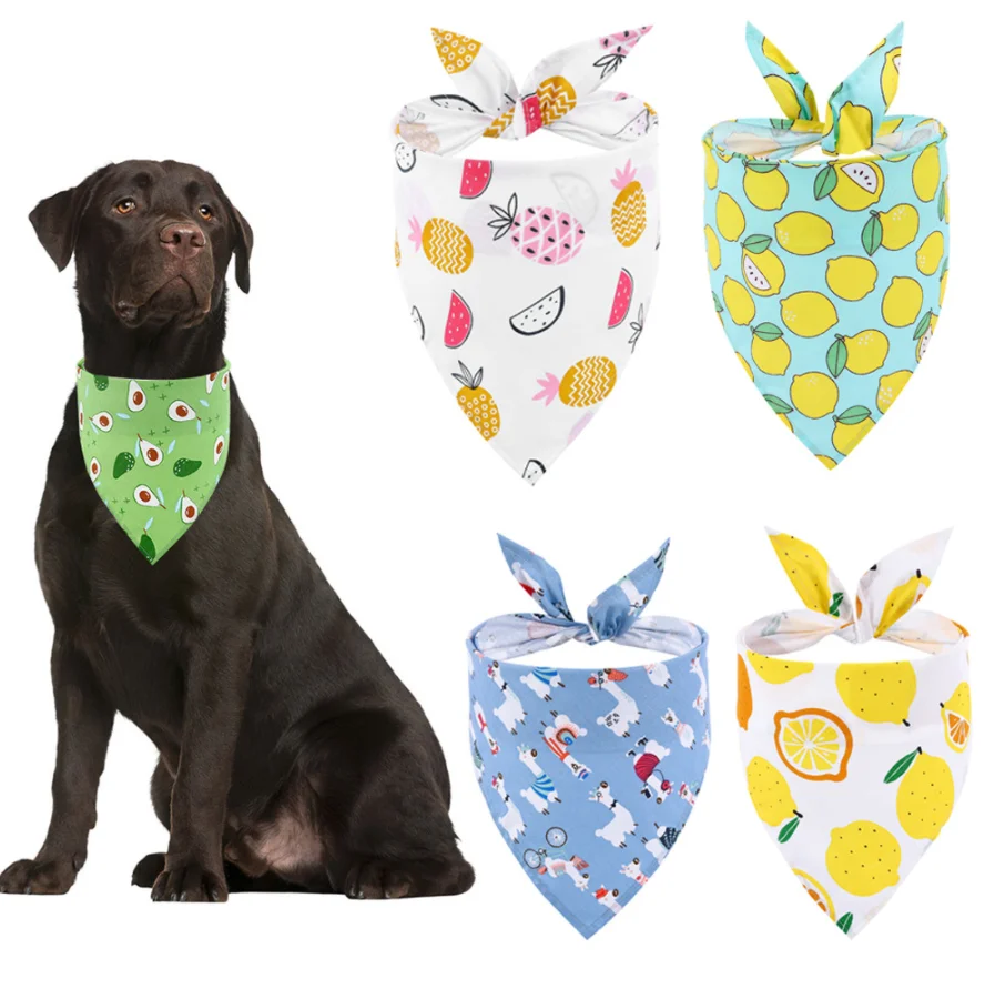 

Hot Sale Custom Fashion Triangle Bibs Pet Dog Bandana Scarf