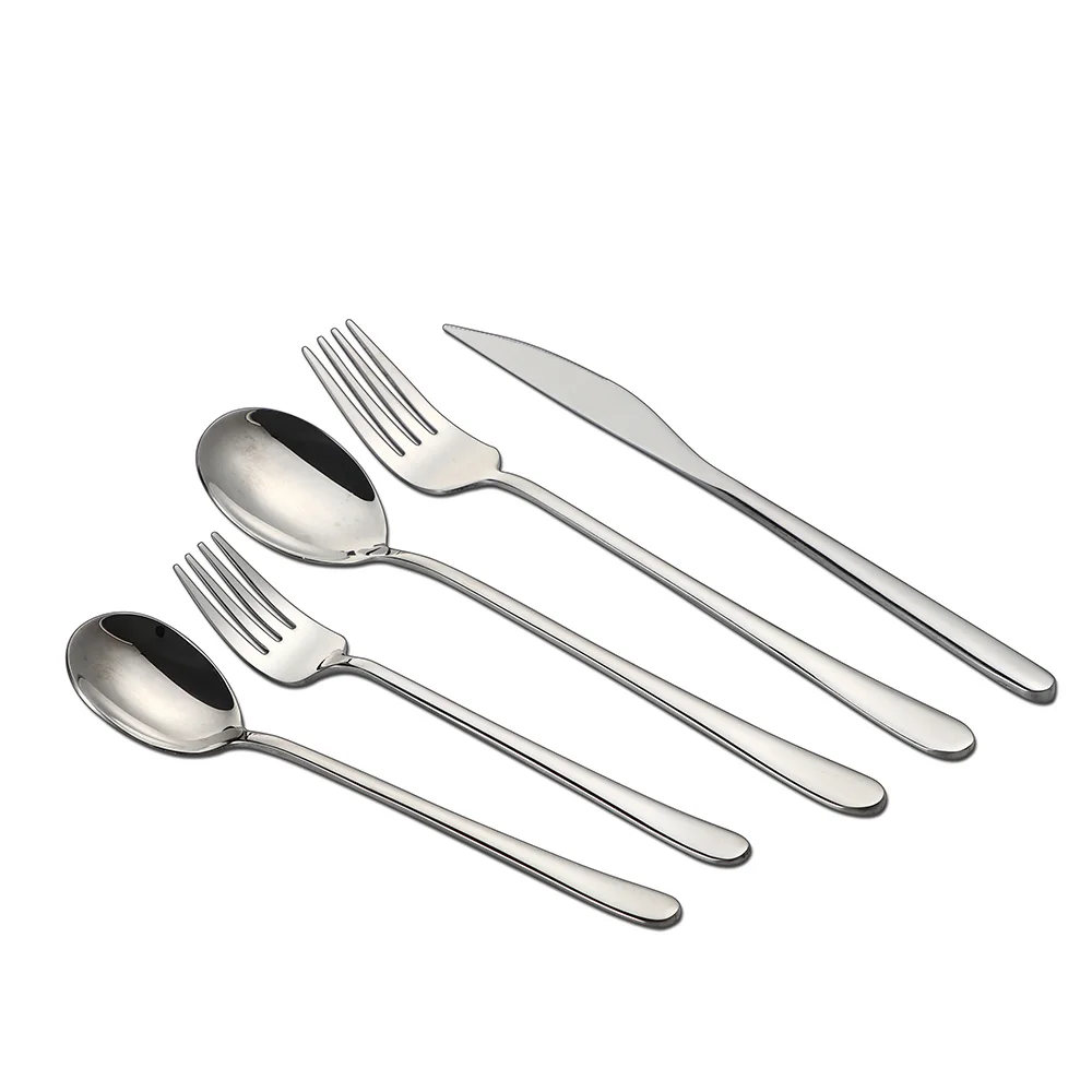 

Amazon Hot Seller Stainless Steel 20 piece Reusable Inox Cutlery Set, Silver