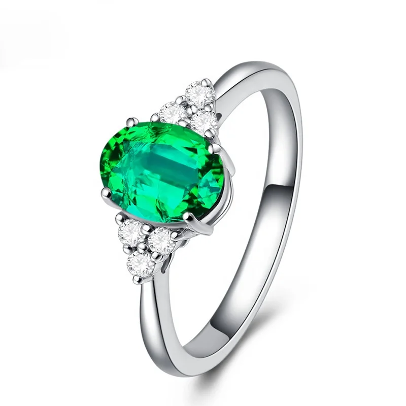 

zircon live mouth ring for ladies simulation natural emerald tourmaline color gemstone ring for women open adjustable rings