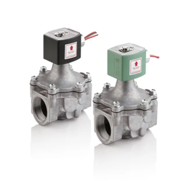 Les vannes électromagnétiques de 215 séries d'ASCO ont piloté le type de diaphragme utilisé pour les valves industrielles de brûleurs à gaz