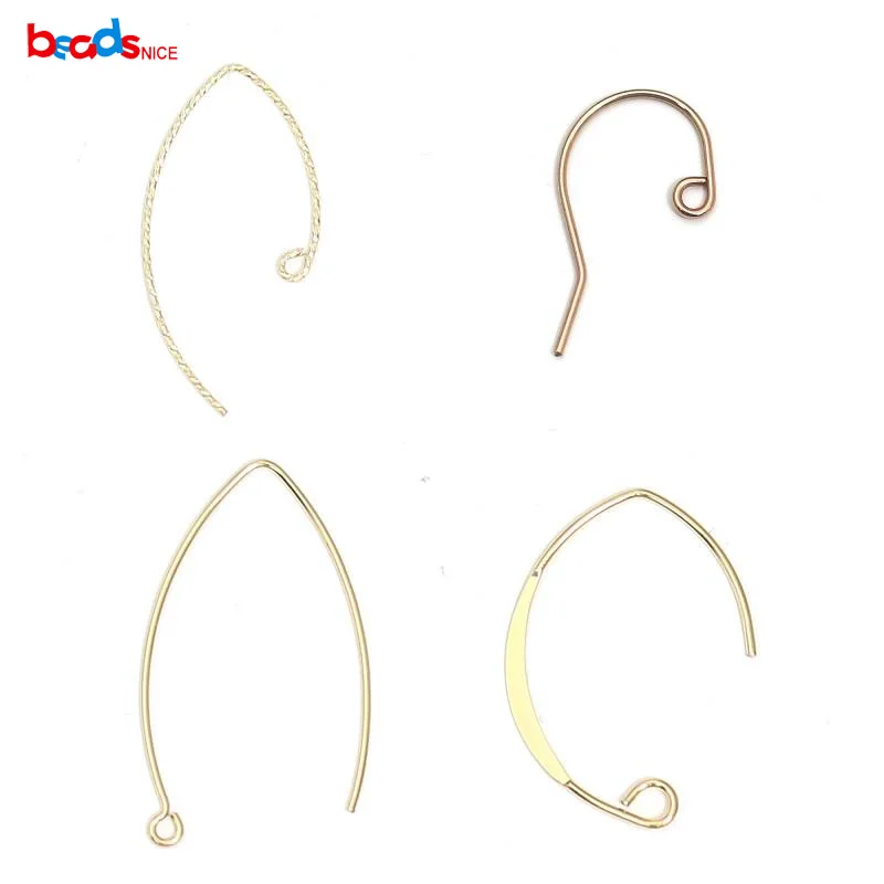 

Beadsnice Gold Filled V Shape French Earring Hooks Fish Earring Ear Wires Component Jewelry Wholesale Supply ID39961