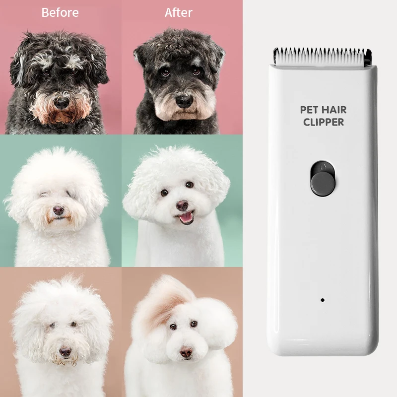 

Cordless Dog Trimmer Usb Rechargeable Pet Hair Remover Waterproof IP7 Professional Cat Mini Dog Hair Clipper Cutter Tools Kit