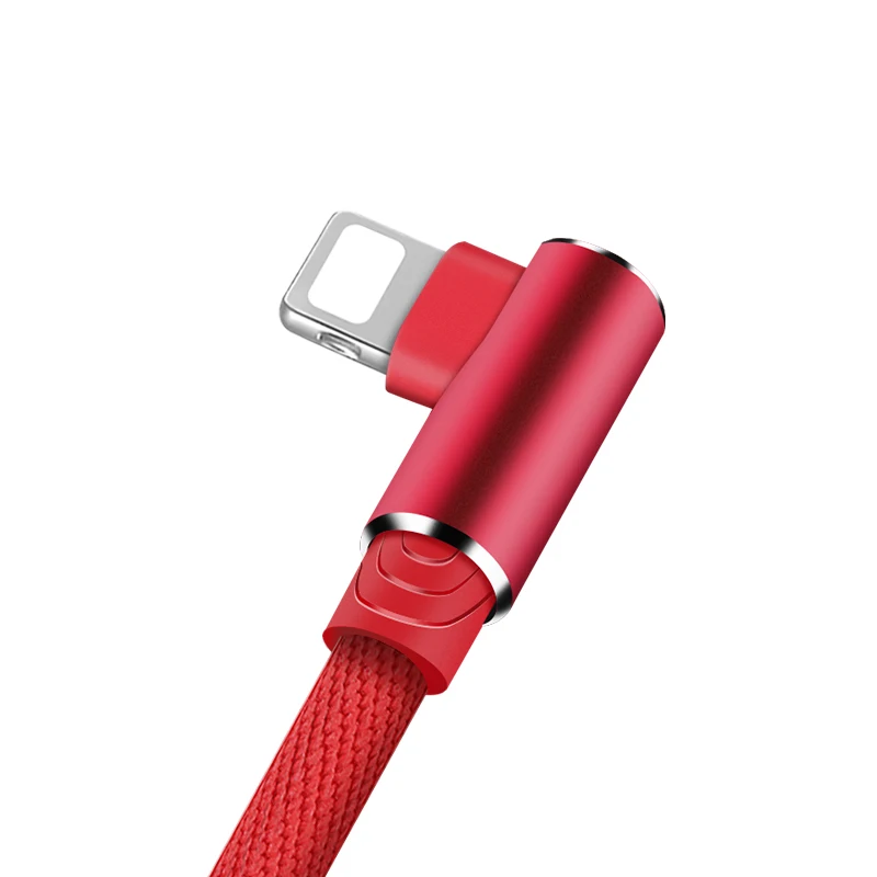 

2M 90 Degree USB Data Charger Fast Cable for iPhone X XR XS MAX 5 5S SE 6 S 6S 7 8 Plus iPad Phone Origin long Cord Charge