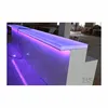 172 Cool Long Wine Bar Counter Designs solid surface light up bar reception desk Led Light Night Club Bar Counter
