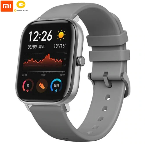 Newly Launched Huami Amazfit GTS smartwatch 1.65 inch AMOLED Display GPS Smart Watch 12 Sports Mode