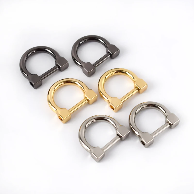 

Meetee BF689 Luggage Leather Bag Handbag Hardware Accessories Movable Screw Bulb Buckle D-shaped Buckle