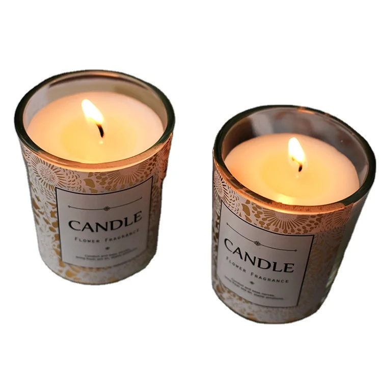 

One dollar Private label Wholesale Natural Scented Candle Aromatherapy Jar Soy Wax Candle