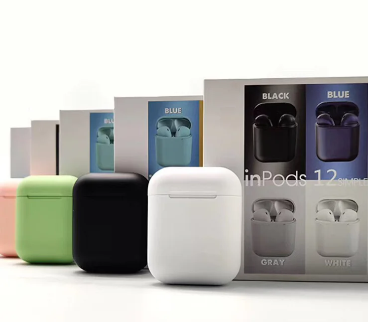 

Top Selling sports earbuds macaron inpods i12 tws earphone