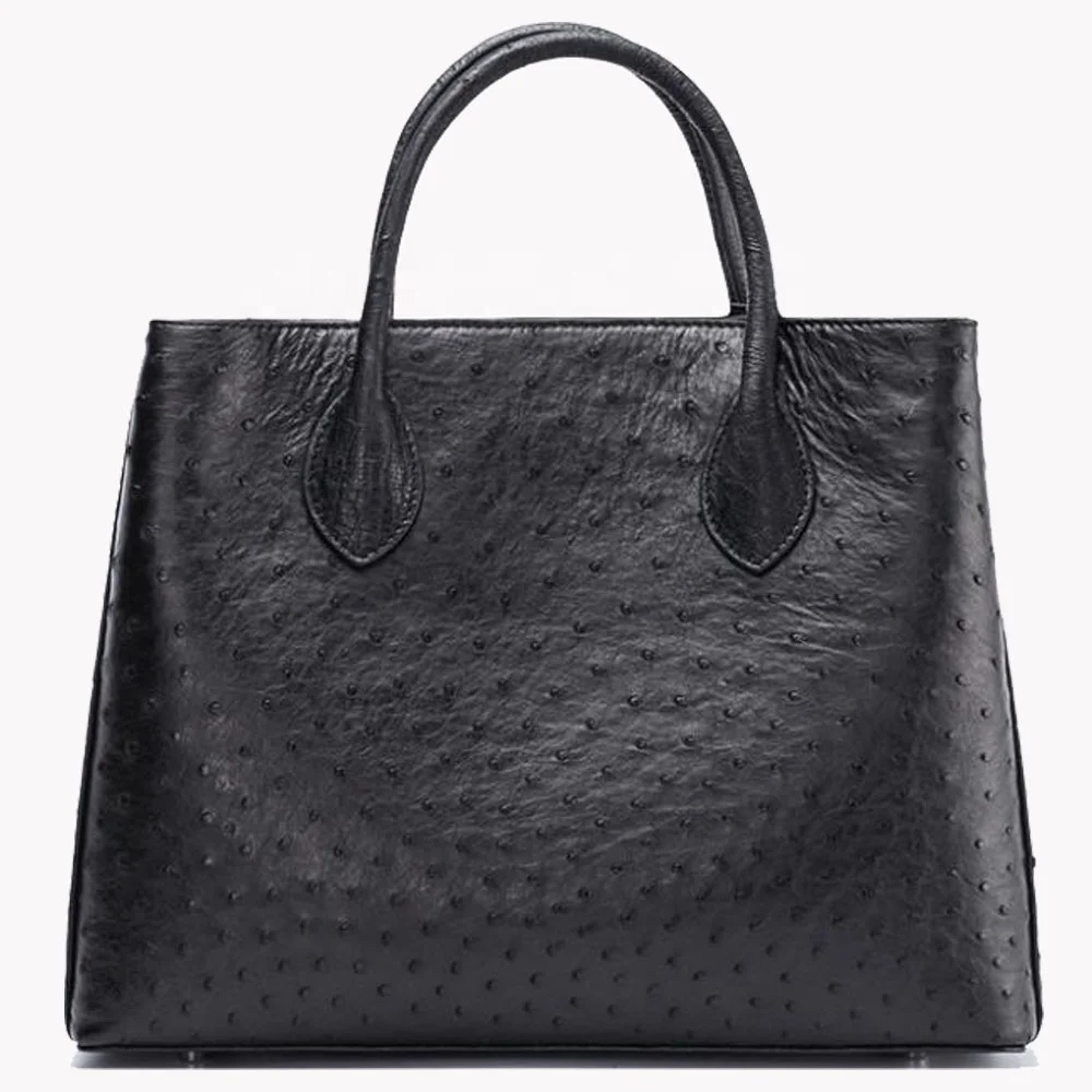 

Hight quality products Ostrich leather high-end ladies ostrich leather handbag