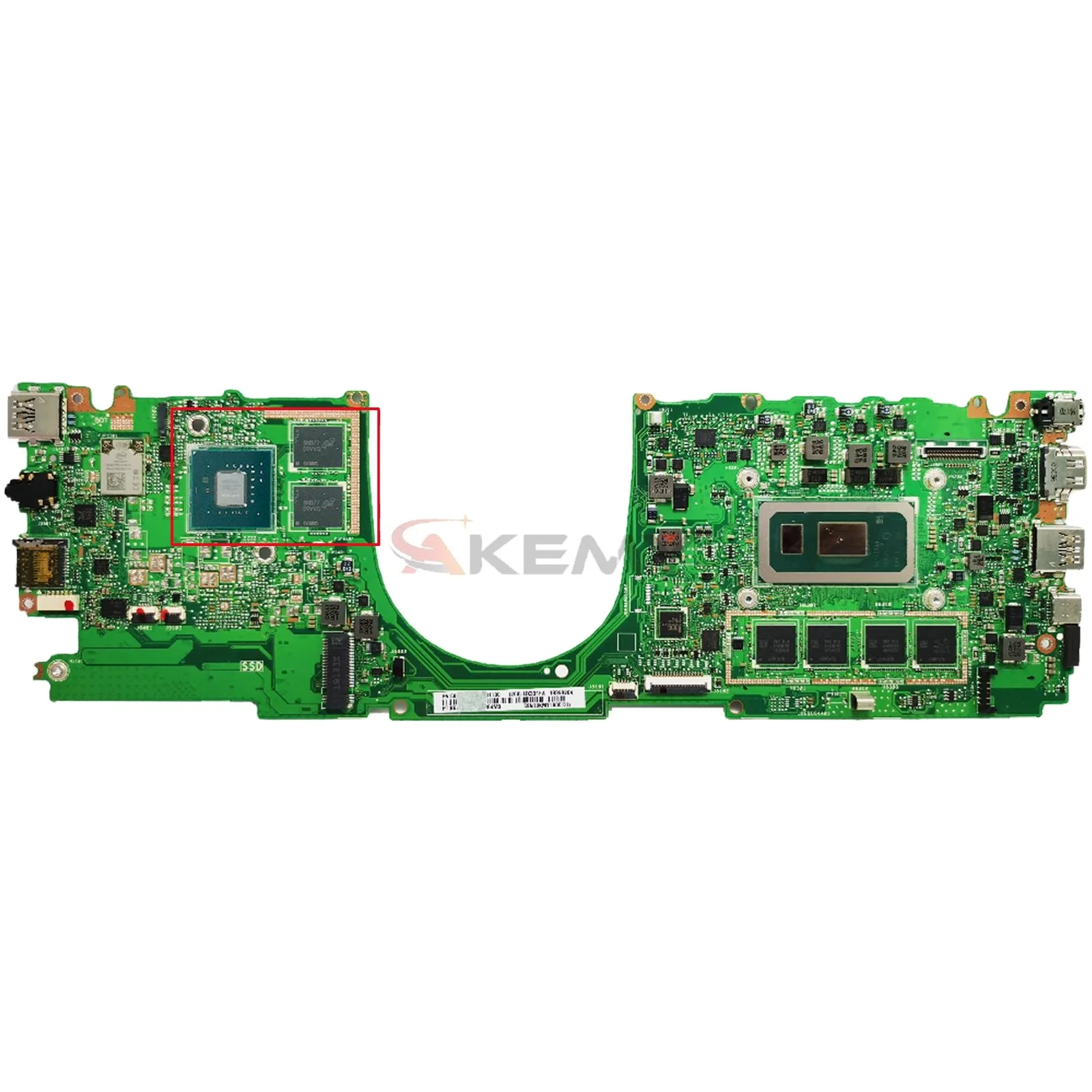 

Mainboard BX331FAL UX331FAL UX331FA UX331FN UX331F Laptop Motherboard I5-8265U I7-8565U V2G/UMA 8GB-RAM