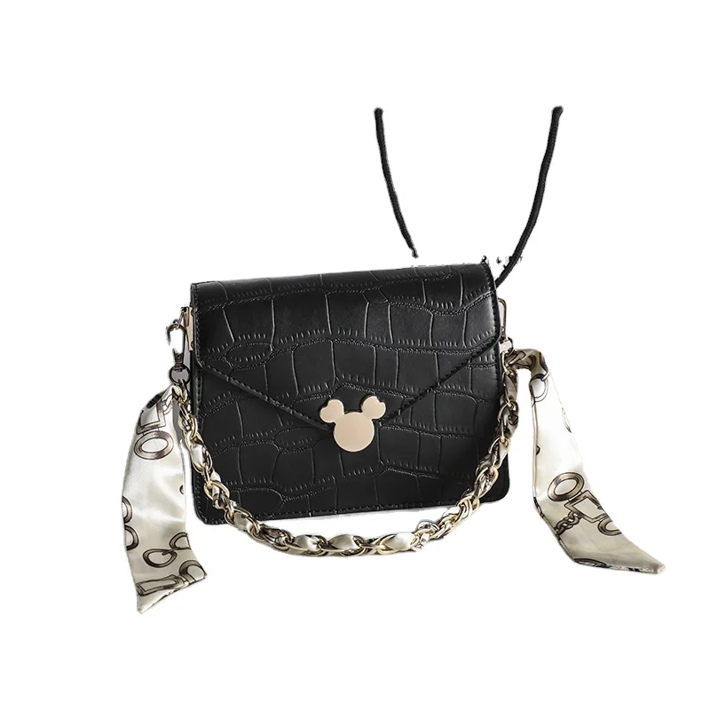 

2021New Korean style messenger bag female lady Mickey small bag shoulder chain bag