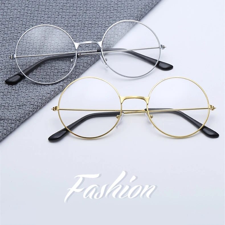 

high quality round frame metal optical frames blue light blocking wholesales women eyewear men eyeglasses design eye glasses, Multi-colors