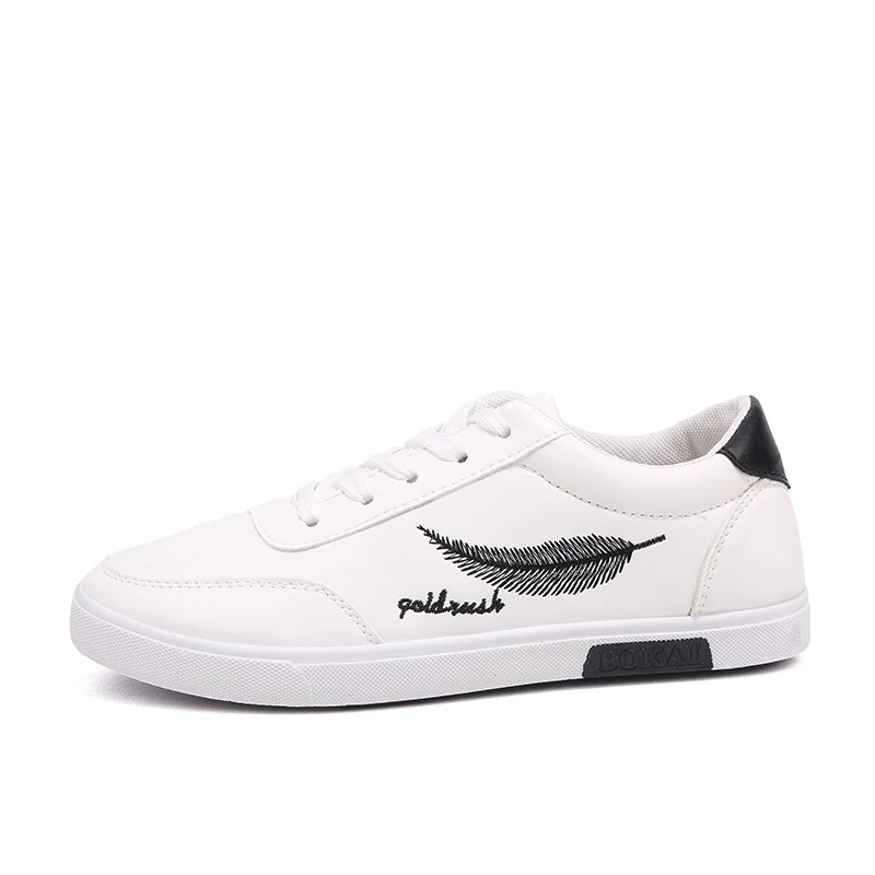 

Hot Selling White Black Color Men Comfort Casual Leather Shoes and Sneakers, Black, blue, white