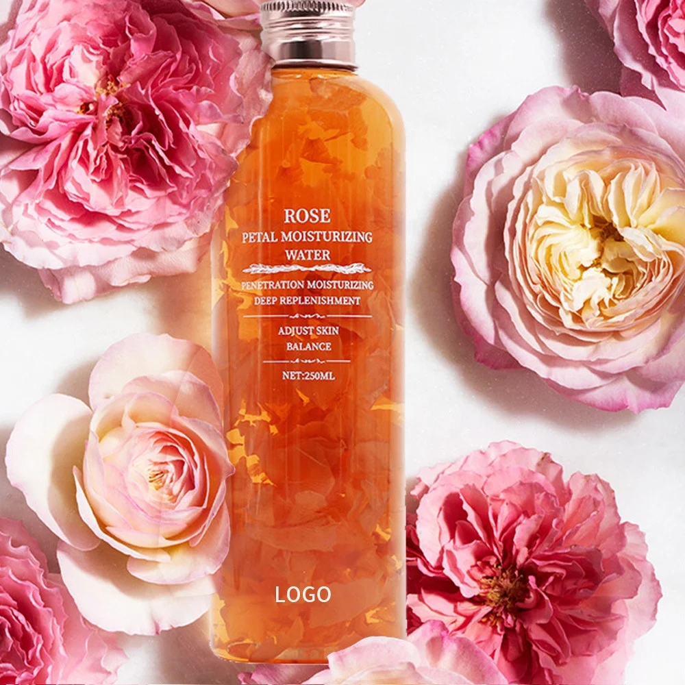 

Hot selling 100% Organic Alcohol Free Hydrating Rose Water Facial Toner