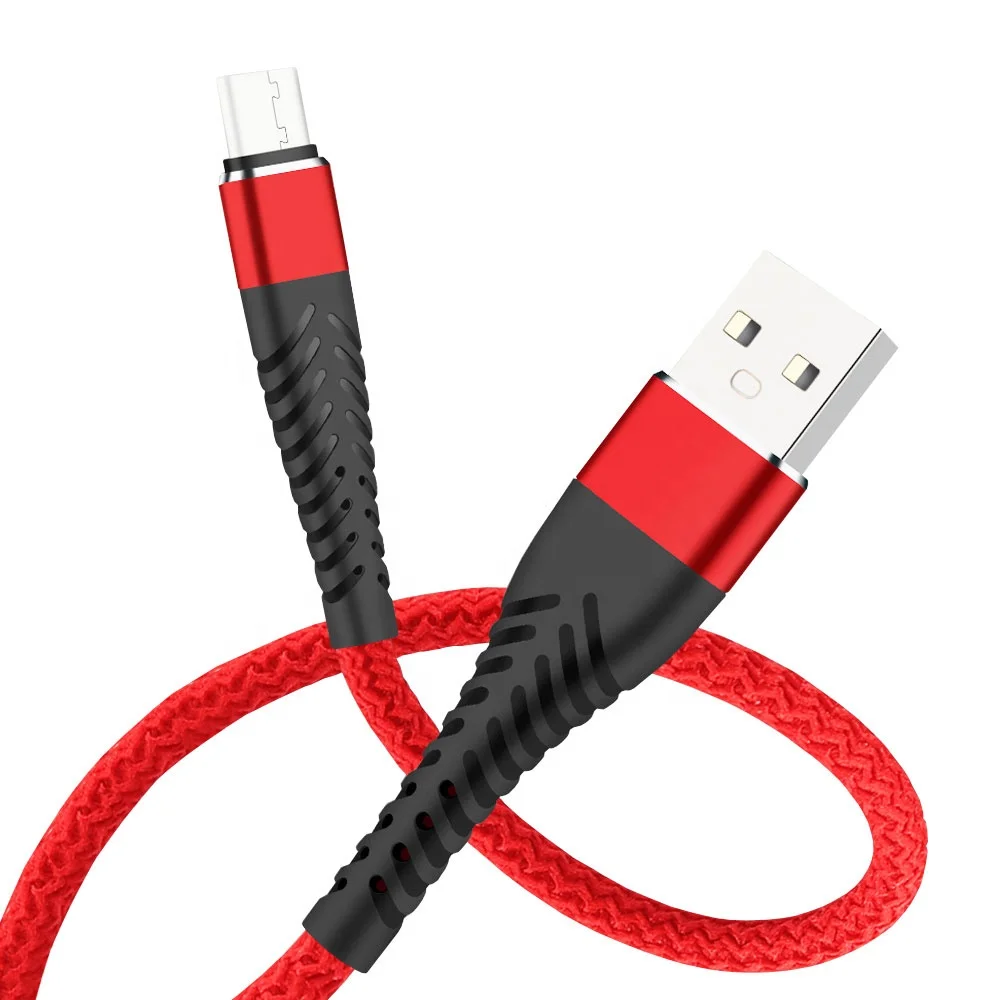

Amazon Top Seller 2021 1M Nylon Braided USB Charger Cord Micro 8Pin Type C Sync Data Line Android Cable For Mobile Phone