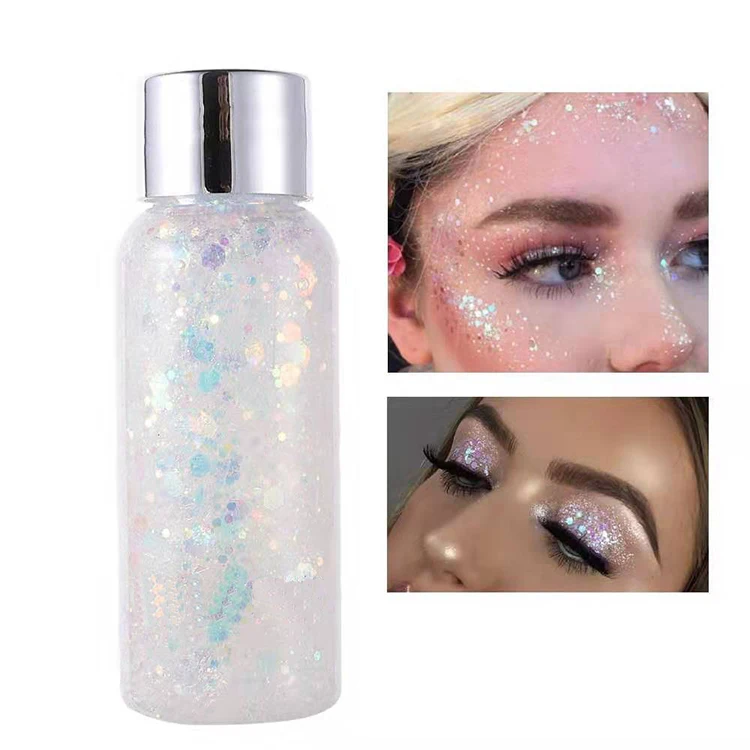 
Chunky Body Glitter for Art Sequins Laser Flash Powder Face Glitter Shimmer Shine UV Body Paint Festival Hair Glitter Cosmetic 