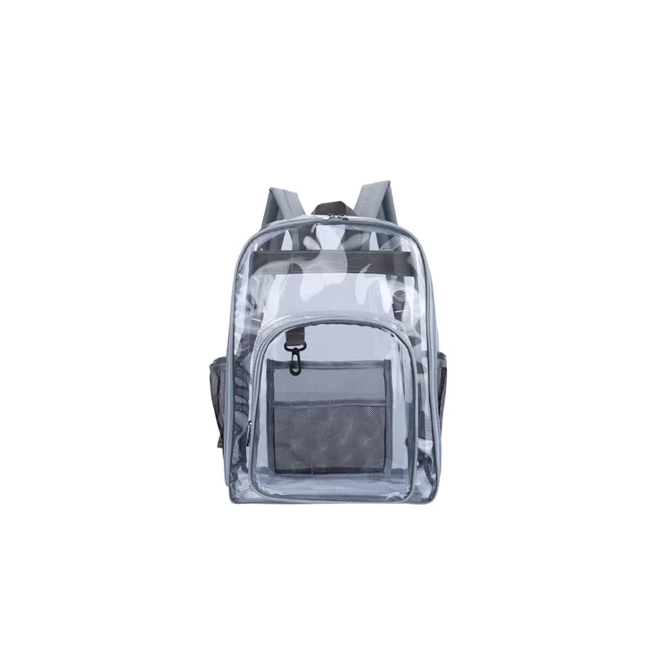 

Durable Heavy Duty Clear See Through Waterproof Large Children Unisex Backpack School Bags