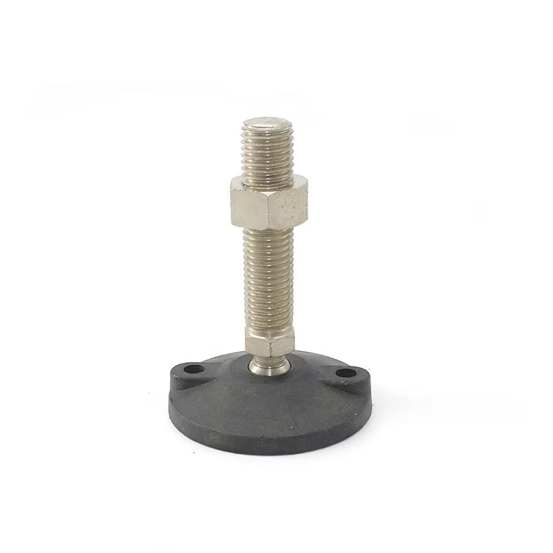 MSR M24*100-100 large base glides nickel plated stud with glass nylon base foot mount for  Furniture