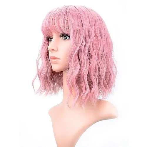 

Free Indian Ombre Pink Colored Short Wigs For Black Women 100% Human Hair Hd Lace Front Straight Wholesale Vendor