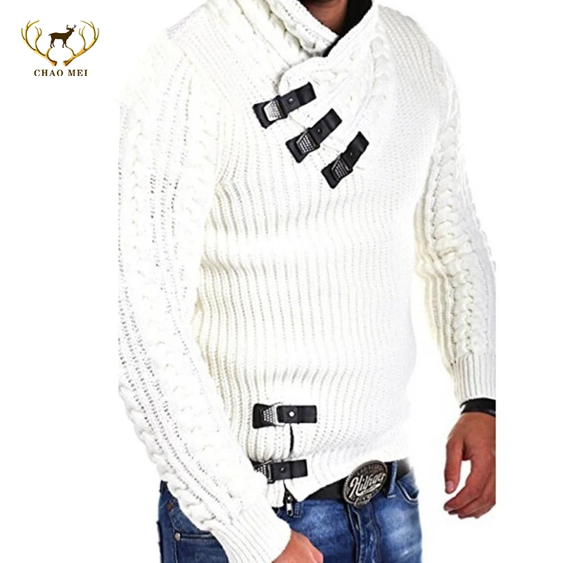 

Best Quality Winter Custom Jacquard Cashmere Wool Knit Men Pullover Sweater