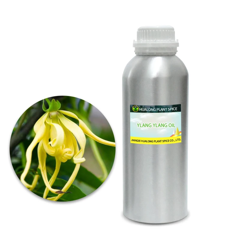 

Wholesale 100% natural Steam Distilled Ylang Ylang Carrier Oil for body Massage CBD bulk drum 1kg hot selling China, Light yellowish